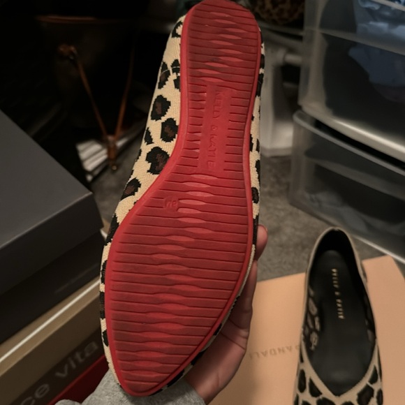 Kelly and Katie cheetah ballet flats with cushion - Picture 2 of 3